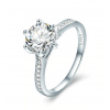 For Silver Prsteň DIAMOND ZIRCON - striebro 925 Velikost prstenu: 57mm