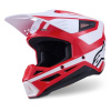 Prilba ALPINESTARS SUPERTECH S-M3 HEAT (červená/biela/čierna) XS