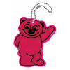 Compass Prívesok reflexné BEAR - fialový