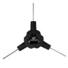 Klíč Y inbus FORCE trojstranný 2/ 2,5/ 3 mm, černý
