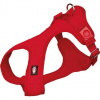 Trixie Soft postroj, jemný, vypolstrovaný, červený XXS-XS 25-35 cm/15 mm