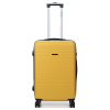 Worldline 627 Stredný cestovný kufor na kolieskach, škrupinový, 70 l žltá