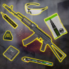 Specna Arms STARTER PACK set SA AK-74S Gen2 (SA-J74 CORE™ HAL ETU™) – Čierna / Plum