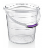 Transparentné vedro Hobby Life s mierkou a vekom 32,5x31 cm 15 L