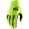 Cyklistické rukavice 100% SLING fluo žlé Veľkosť: S