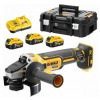 DEWALT Aku uhlová brúska 125mm 3 x 5,0 AH DCG405P3