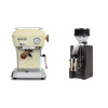 Ascaso Dream PID, Sweet Cream + Eureka Mignon Zero, CR black