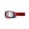 RACECRAFT 2 CLEAT, 100% brýle, stříbrné plexi