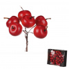 Autronic Jabĺčka na drôtiku - umelé, červené, cena za balenie (36 ks) PRA013 RED