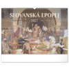 NOTIQUE Nástenný kalendár Slovanská epopej – Alfons Mucha 2027, 48 x 33 cm