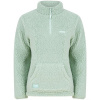 Navitas Mikina Womens Sherpa Pullover Light Green