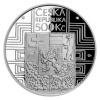 Stříbrná mince 500 Kč k 100. výročí schválení československé ústavy a vzniku Ústavního soudu Československé republiky 2020 Proof