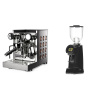 Rocket Espresso Appartamento TCA, copper + Eureka Helios 75, black