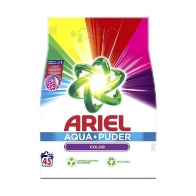 Ariel Prášok na pranie Aqua Puder Color 45 praní