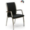 FORMDESIGN Konferenčné kreslo FERMATO CUATRO DOS čalúnenie ELEGANCE koža