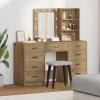 Kosmetický stůl 3 pcs Hnědá 40 x 41 x 135 cm Kompozitní dřevo 3334226