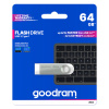 Flash disk GOODRAM UNO3 64GB USB 3.2 strieborný