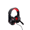GEMBIRD Slúchadlá/headset Gembird GHS-U-5.1-01, káblové, s hlavovým mostom, herné, čierna, červená