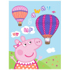 Jerry Fabrics DETSKÁ FLEECOVÁ DEKA PEPPA PIG 100X140 CM VZOROVANÁ