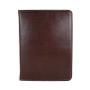 Luxusná elegantná kožená spisovka č.7673 v hnedej farbe