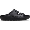 Crocs Baya Classic Cozy Sandals Mens Black 7 (41-42)