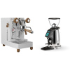 Lelit MaraX3 PL62X3, white + Rocket Espresso SPLUGA, chrome