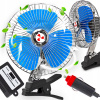 KOVOVÝ VENTILÁTOR .12V S KLIPOM – 8
