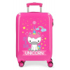JOUMMABAGS Cestovný kufor ABS Roll Road Little Me Unicorn Pink ABS plast, 55 cm