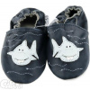 CAPIKI Kožené capáčky 12-18 m (21) 14 cm Žraloček Zubík
