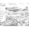 ZUTY Bodkovanie - LIETADLO Rámovanie: vypnuté plátno na rám, Rozmer: 80x100 cm