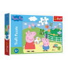 Trefl Puzzle Prasiatko Peppa / Peppa Pig Zábava s priateľmi 33x22cm 60 dielikov v krabičke 21x14x4cm