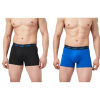 Pánske boxerky Puma 2-Pack Blue Black Comfortable Cotton M