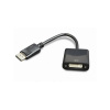 Gembird adaptér DisplayPort v.1 (M) na Dual Link DVI (F) 0.1m kábel, čierny A-DPM-DVIF-002