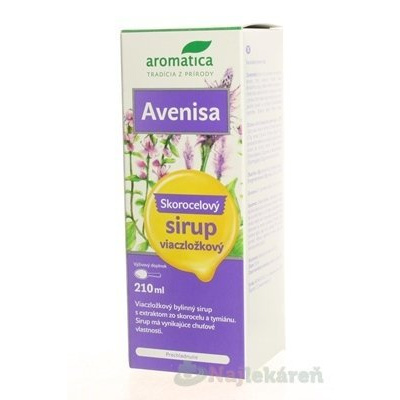 aromatica AVENISA Skorocelový sirup viaczložkový, 210ml