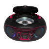 Denver TCL-212BT PINK - Bluetooth Boombox s FM rádiem/CD/USB vstupem