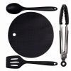 Giants Fishing sada silikónového riadu s podložkou Eazi Utensil Set