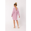 MOE Košeľové šaty M740 | púdrovo ružová M740 - EU S M740