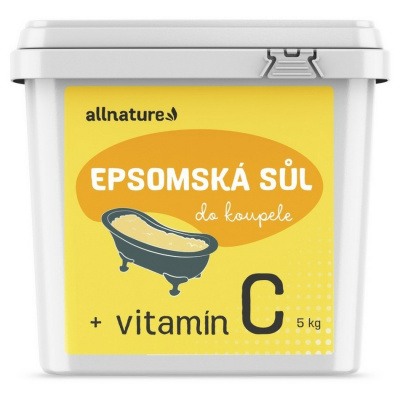 Allnature Epsomská soľ Vitamín C, 5 kg