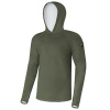 Giants fishing Funkčné tričko s dlhým rukávom UV50+ Hoodie Dark Green - S