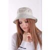 Béžový klobúk Tonal Logo Bucket Hat