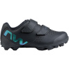 Detské cyklistické tretry Northwave Hammer Junior - Black/Iridescent 37