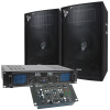 Skytec 700W DJ Set reproboxov, zosilňovača a mixpultu