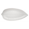 APS Servírovacia misa z melamínu v tvare listu 450x240 mm, biela | APS, Natural collection
