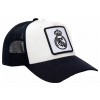 Real Madrid FC Šiltovka Real Madrid, čiernobiela, trucker, snapback