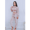 Tepláková súprava VSB22 VELUR dusty pink