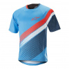 Alpinestars Predator SS Jersey - Bright Blue Poseidon Orange M