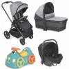 CHICCO kombinovaný Mysa 3v1 Charming Grey + odrážadlo Chicco All around 2024