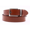 Pánsky spoločenský kožený opasok Špongr 3545 hnedý Veľkosť opasku = obvod vášho pása (cm): 80 cm