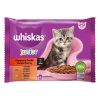 Whiskas Cat Junior Mäsový výber kura&hovädzie&jahňa&králik v šťave 4 x 85 g
