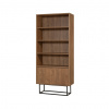 Knižnica Rea Black and Walnut